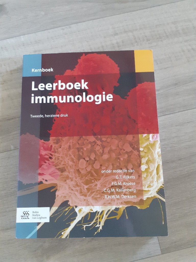 Leerboek immunologie, Boeken, Ophalen of Verzenden, Beta, Zo goed als nieuw, HBO