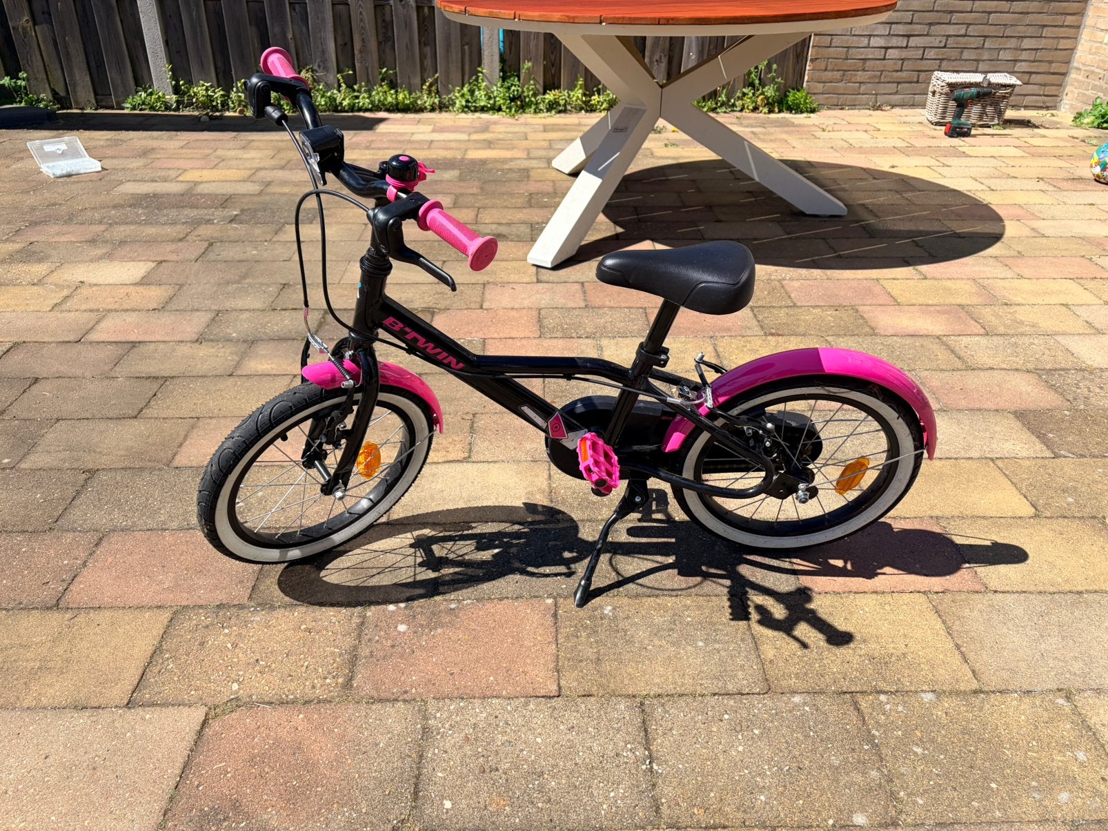 Nette kinderfiets 16 inch, Ophalen, Zo goed als nieuw, 16 tot 20 inch