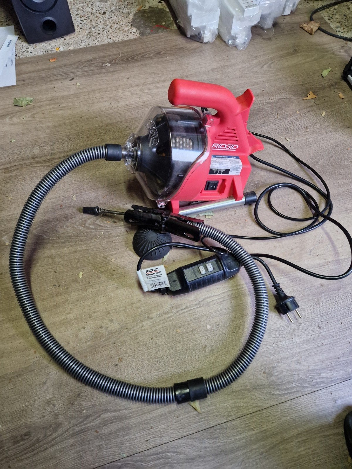 Ridgid PowerClear 20 tm 40mm 9meter, Ophalen, Zo goed als nieuw, Overige typen, Ridgid