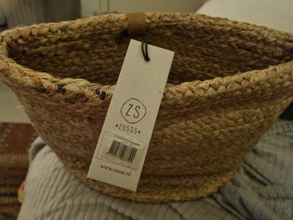 Mand Zusss nieuw, Mand, Rond, Nieuw, Ophalen of Verzenden