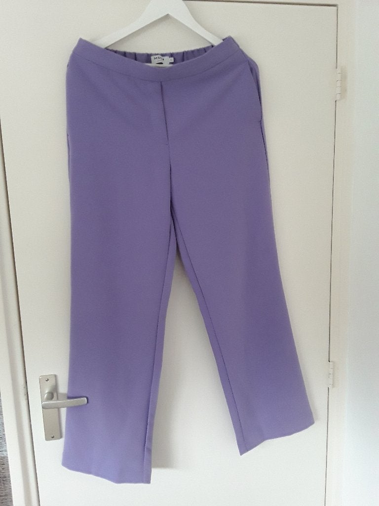 MSCH Copenhagen Paarse Broek Maat M, Maat 38/40 (M), Msch Copenhagen, Paars, Nieuw