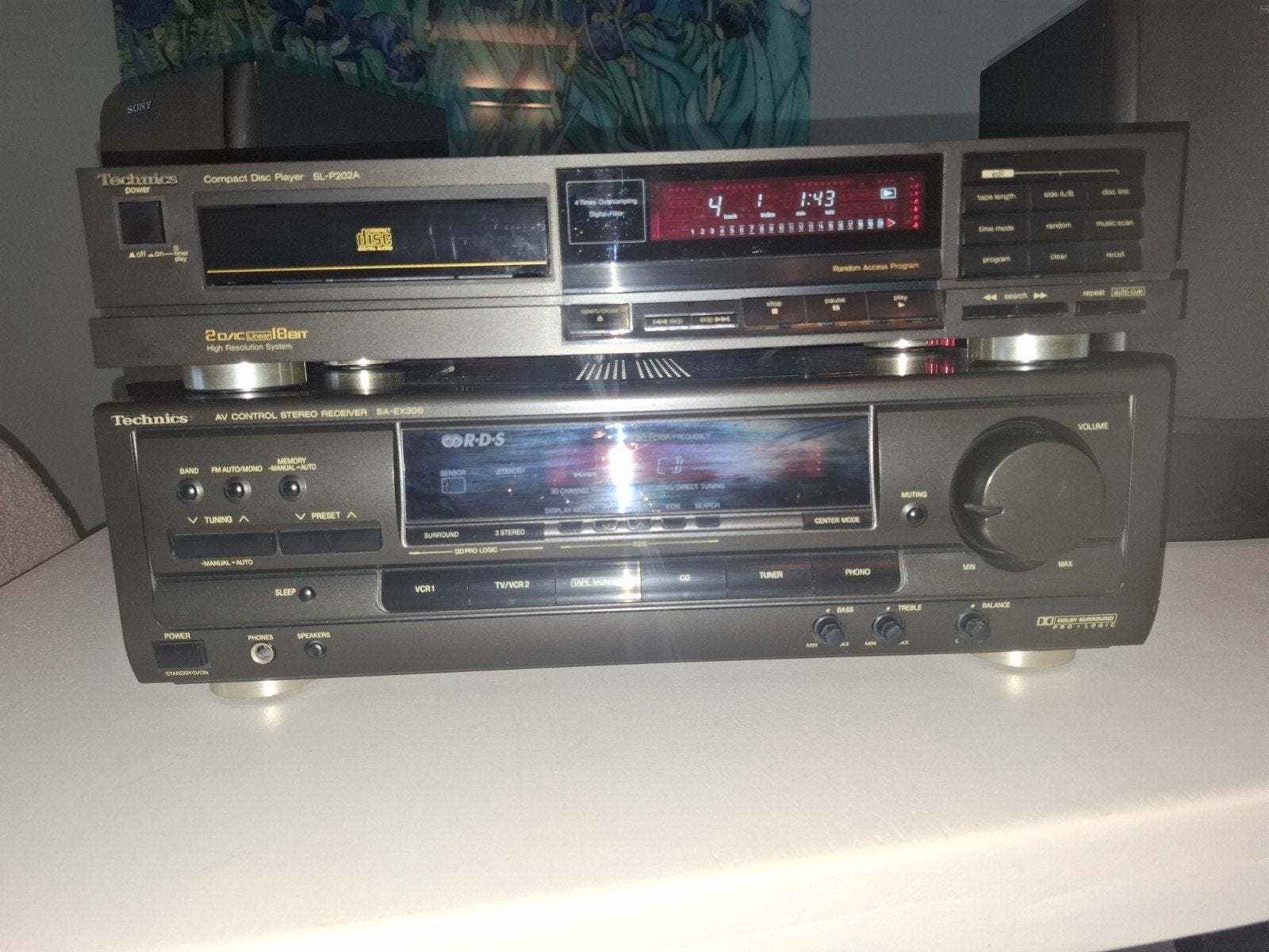 Technics reciever SA-EX300, Ophalen, Zo goed als nieuw, Overige merken