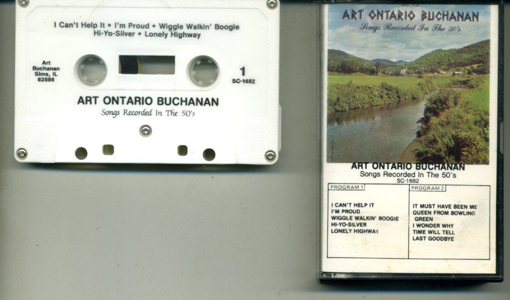 Art Ontario Buchanan Songs Recorded In The 50's 10 nrs ZGAN, 1 bandje, Ophalen of Verzenden, Zo goed als nieuw, Origineel