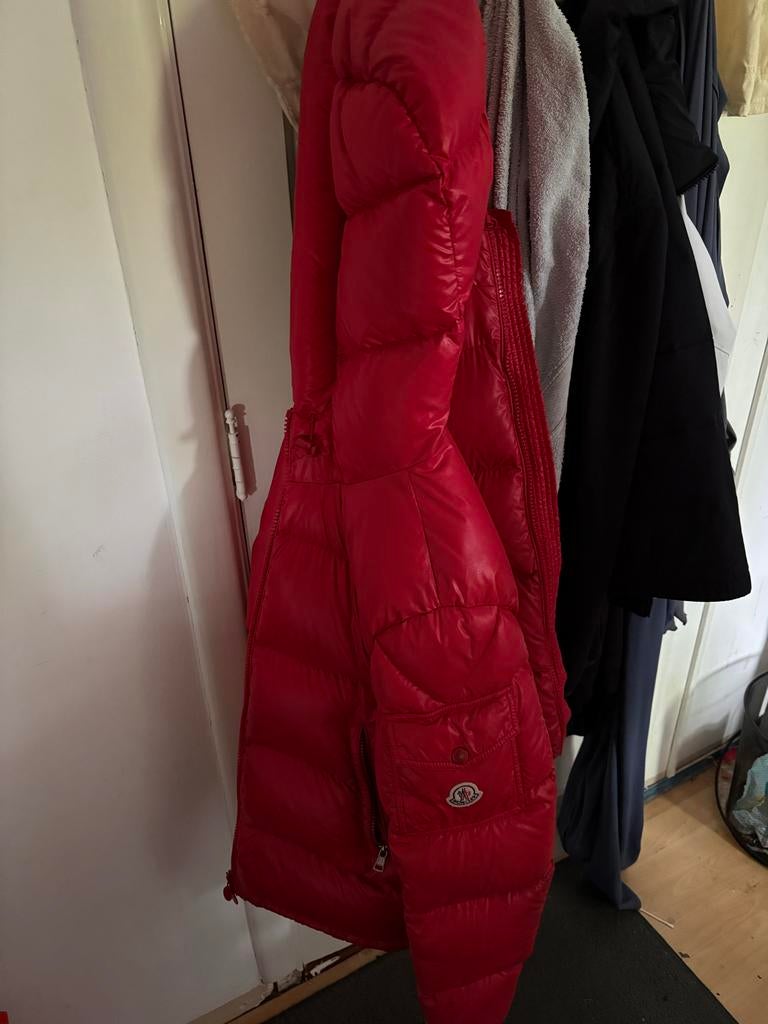 Originele moncler winterjas, Kleding | Dames, Ophalen of Verzenden, Zo goed als nieuw, Maat 38/40 (M), Zwart