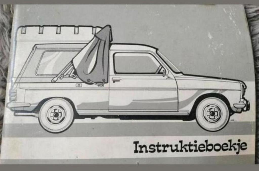 Handleiding.SIMCA 1100 pick up en station,nederlandstalig, Ophalen of Verzenden
