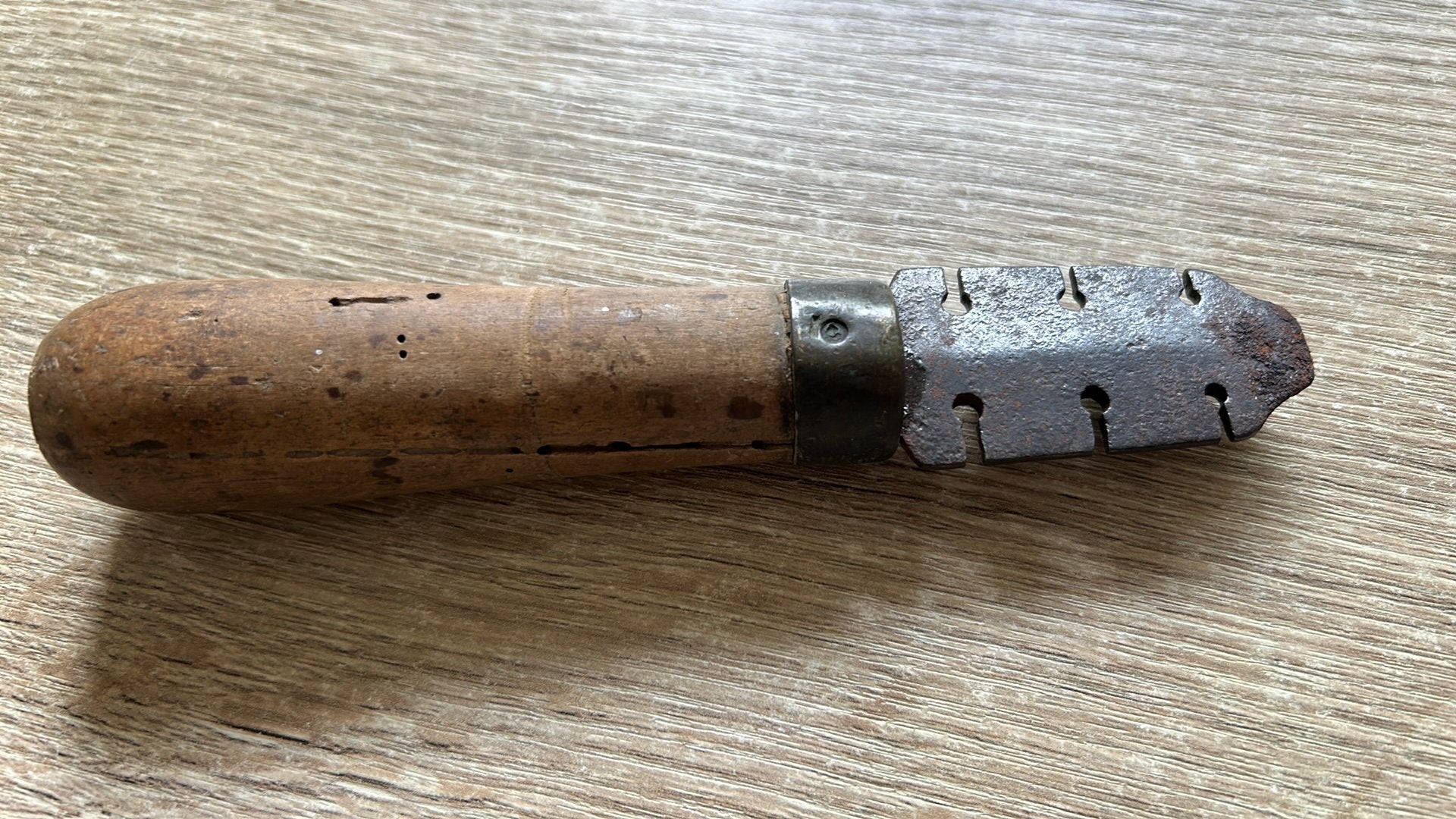 Antieke Zaagzetter Zaagzetijzer Triscador vintage, Ophalen