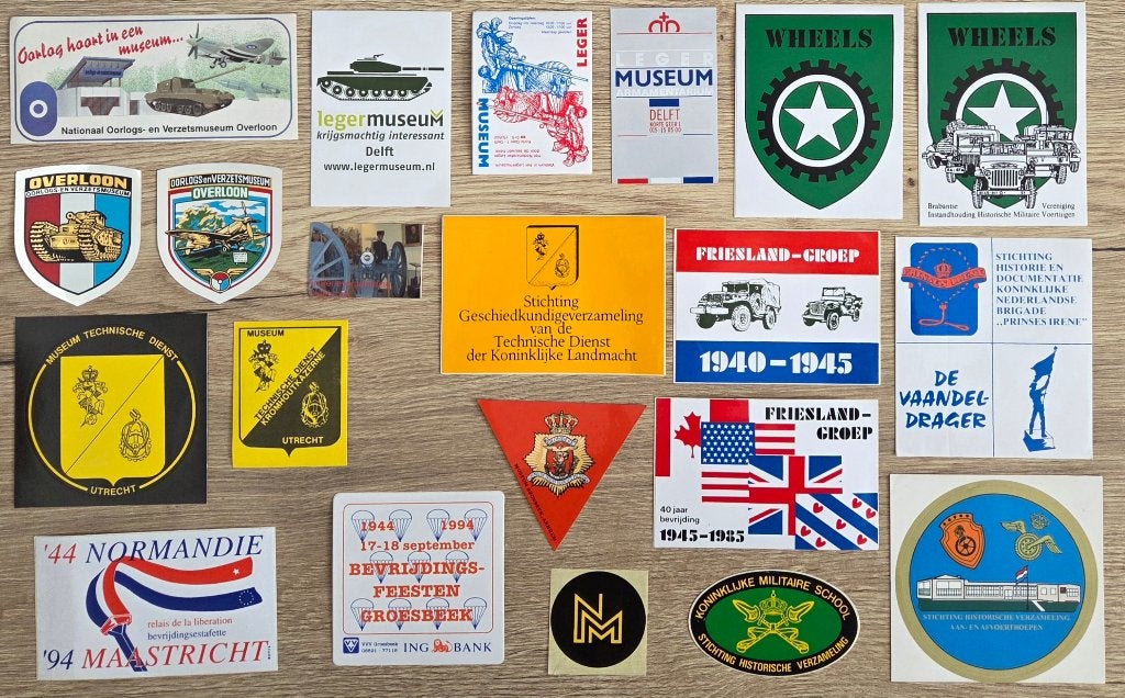 stickers Defensie/Landmacht 59, Ophalen of Verzenden, Zo goed als nieuw