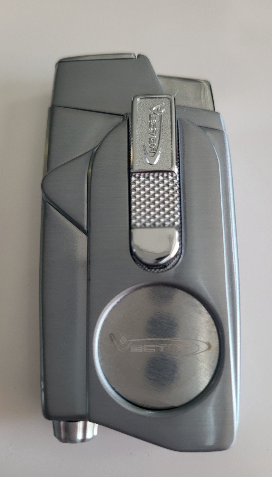 Te koop Vector Sigaren aansteker met Sigarenknipper, Ophalen of Verzenden, Gebruikt, Aansteker
