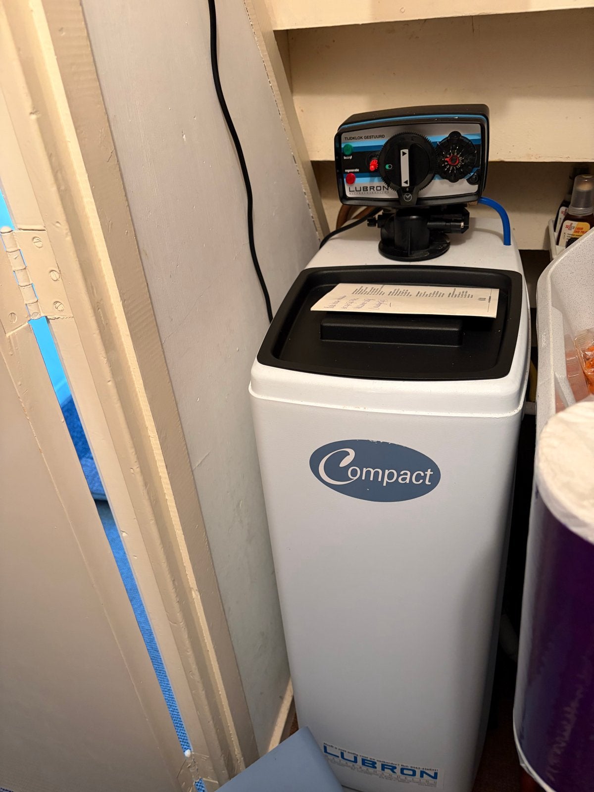 Lubron Compact waterontharder - gebruikt, Ophalen, Gebruikt
