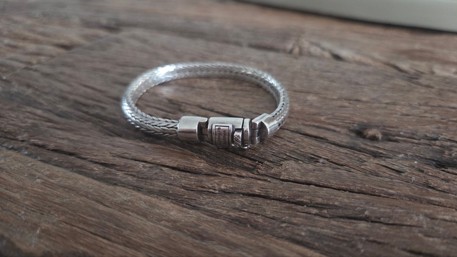 Buddha to Buddha armband Ellen, Ophalen, Zo goed als nieuw, Zilver, Zilver