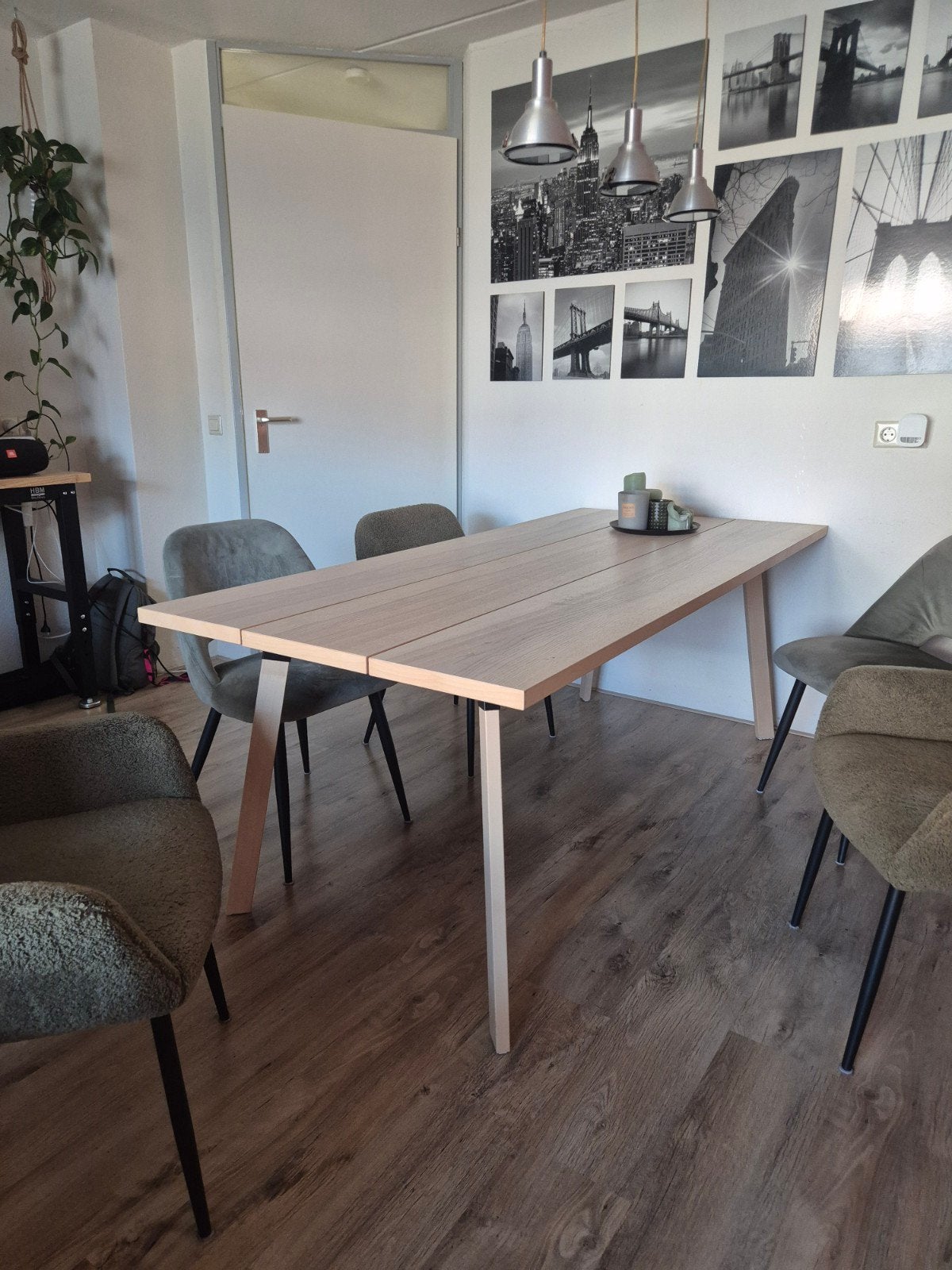 IKEA Ypperlig tafel, 200x90cm - Gebruikt, Ophalen, Gebruikt, 50 tot 100 cm, Vijf personen of meer