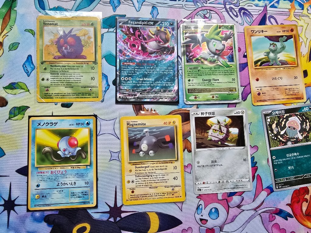Pokemon kaarten, Verzenden, Zo goed als nieuw, Meerdere kaarten, Foil
