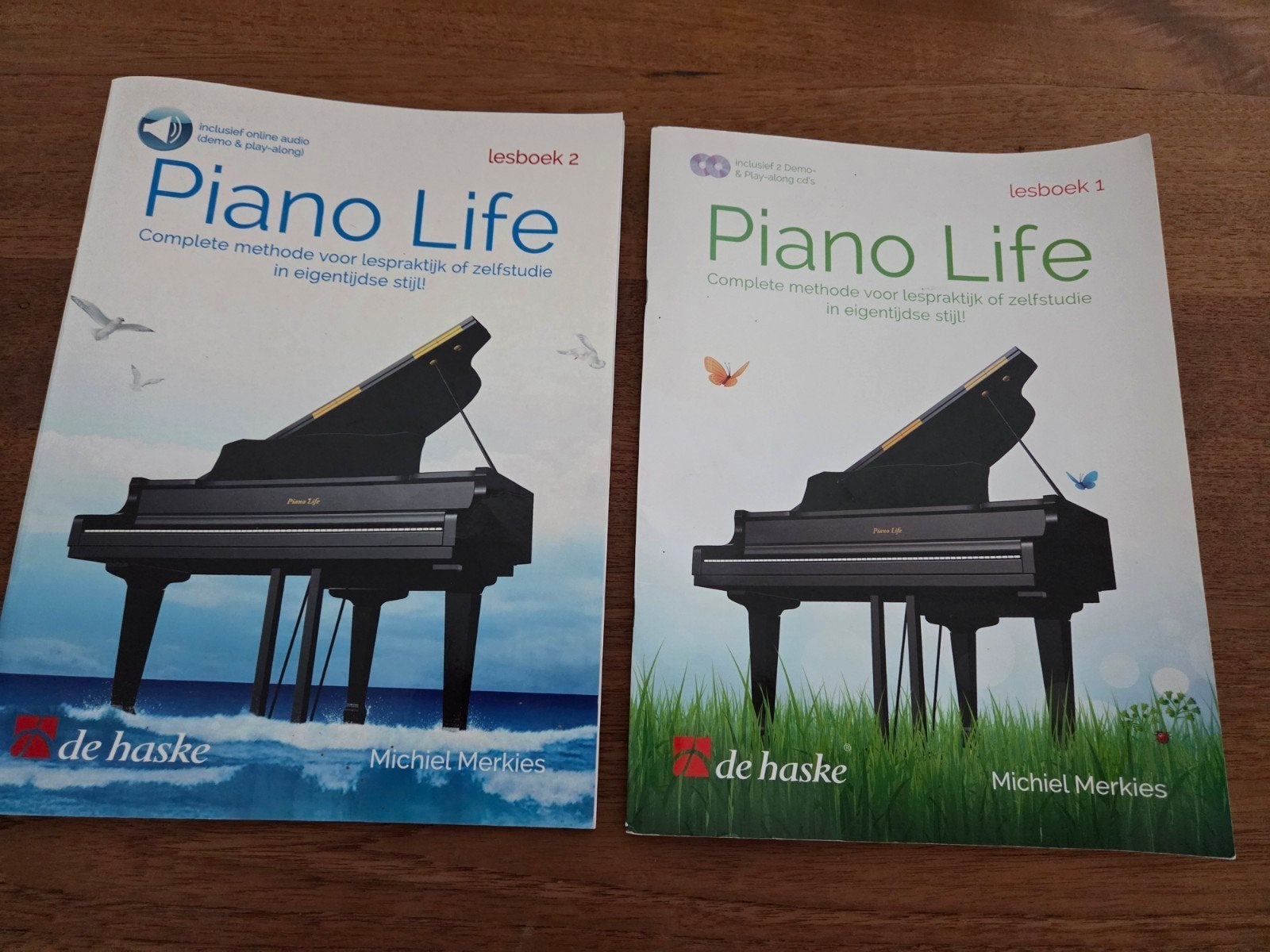 Piano Life lesboeken 1 en 2 - Complete methode, Ophalen of Verzenden, Piano