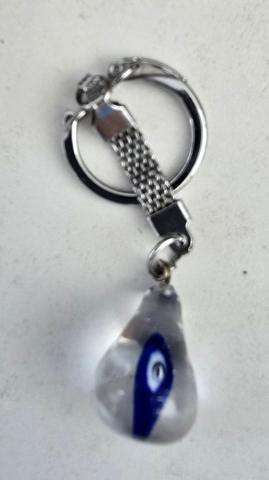 Sleutelhanger met Boze Oog Hanger, Ophalen of Verzenden, Nieuw, Overige typen