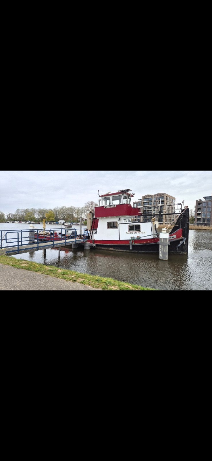 Duwboot (de rode 100,000 euro) + duw-sleepbootje 60,000, Staal, Overige merken, Gebruikt, Binnenboordmotor