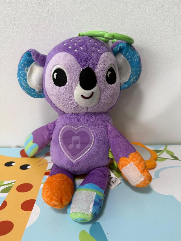 Fisher-Price Koala Knuffel Mobiel met Muziek en Licht, Ophalen, Zo goed als nieuw, Mobiel, Met licht