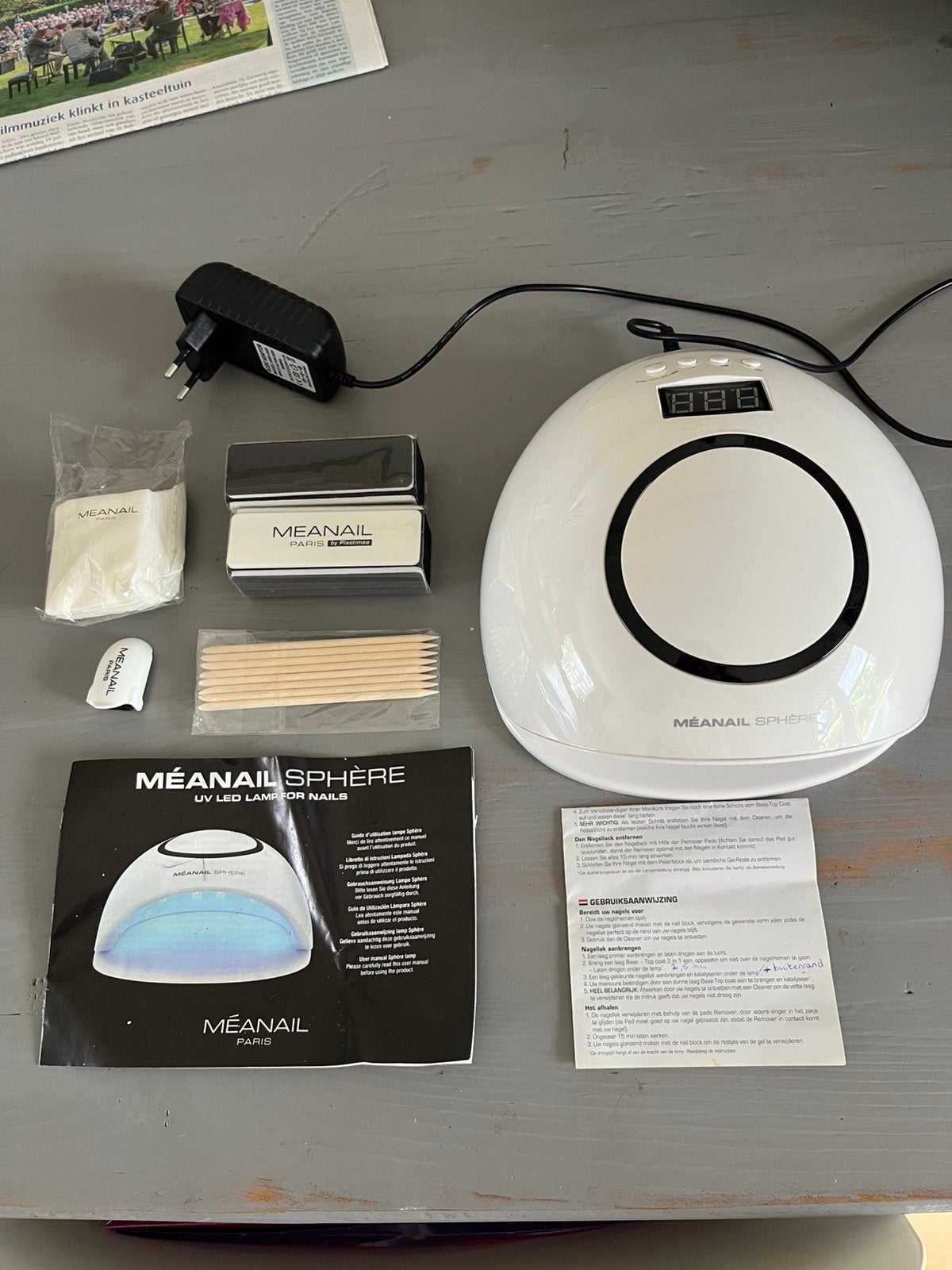 Méanail Sphère UV/LED lamp voor gellak compleet, Ophalen, Zo goed als nieuw, Overige typen