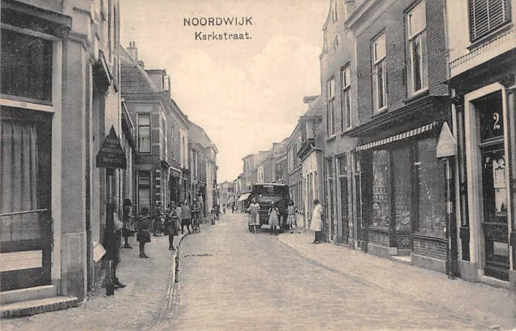 Noordwijk Kerkstraat Nauta A 1412., Verzenden, Voor 1920, Gelopen, Zuid-Holland