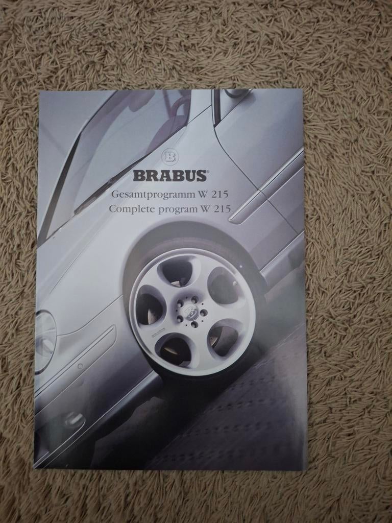 2x Autofolder Brabus W 215, Verzenden, Zo goed als nieuw, Overige merken