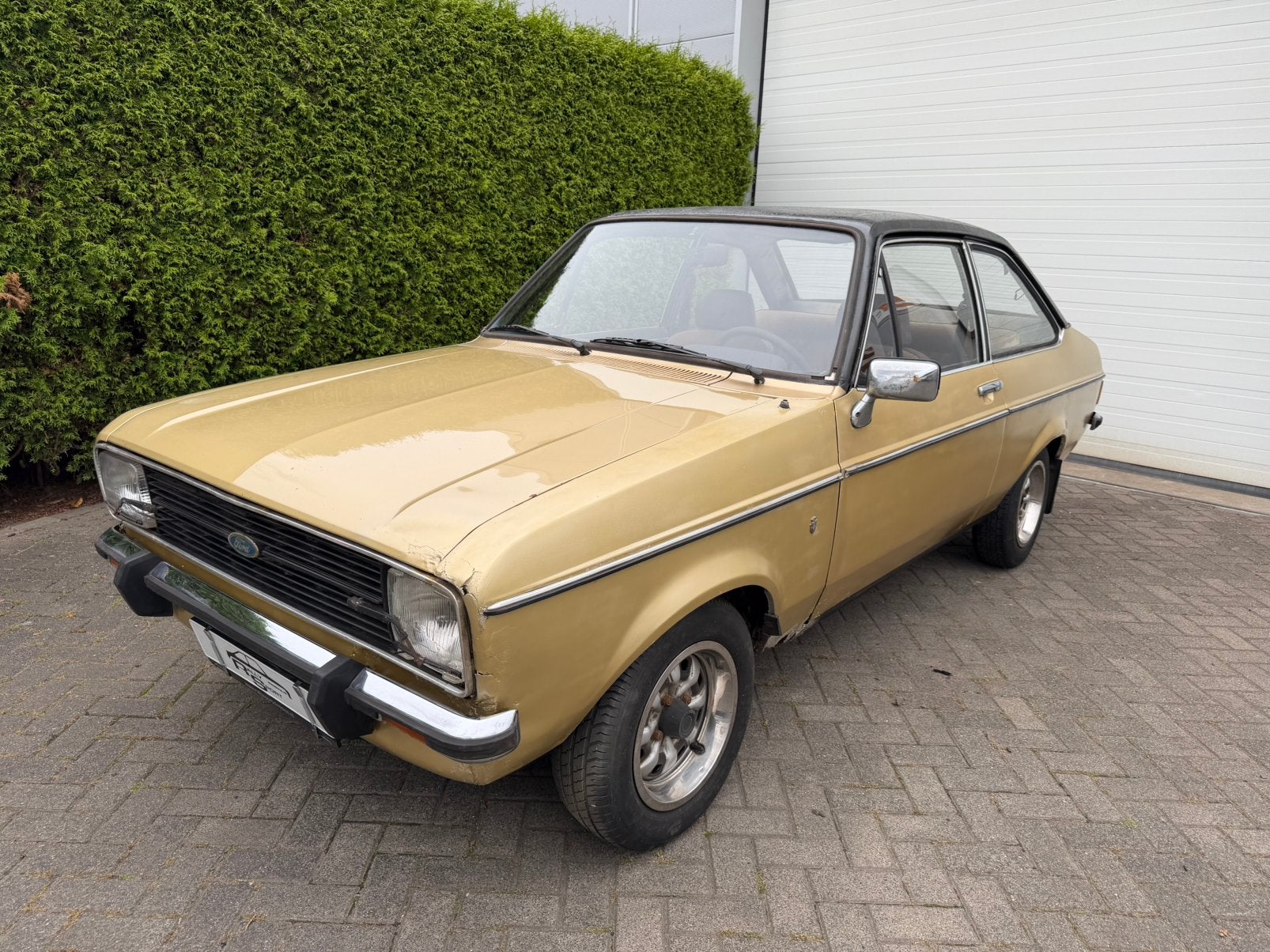 2x Ford Escort Mk2 1300 2dr Ghia sport rs rally race, Zwart, Bedrijf, Handgeschakeld, Sedan