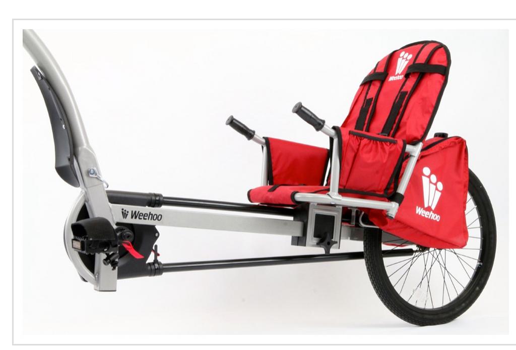 Weehoo aanhangfiets met begagedrager en fiets tassen, Fietsen en Brommers, Fietsaccessoires | Aanhangers en Karren, Ophalen of Verzenden