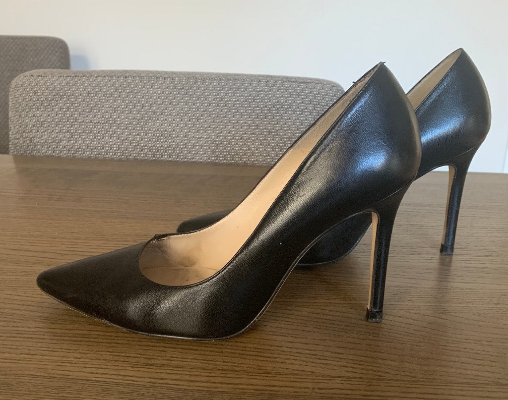 L.K. Bennett zwarte pumps, maat 38, Pumps, Zwart, Gedragen, L.k. bennett