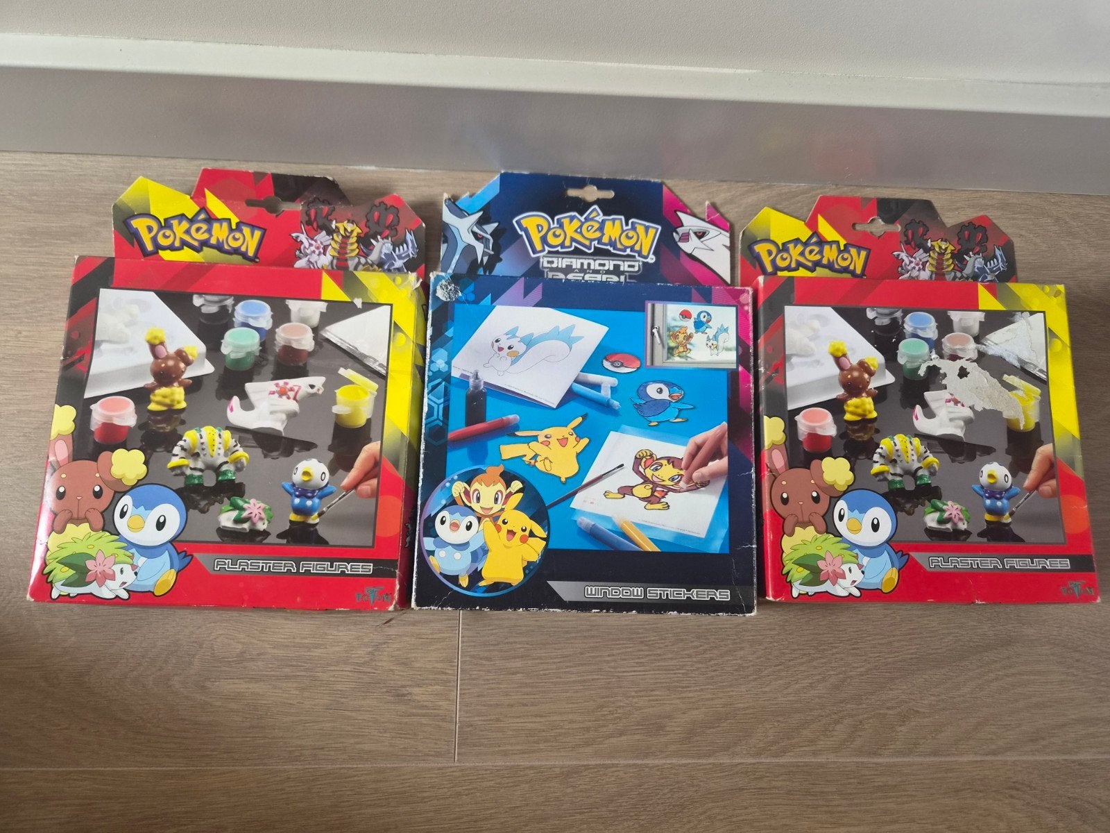 Pokémon Knutselpakket: Gipsfiguren & Raamstickers, Ophalen of Verzenden, Nieuw, Knutselen