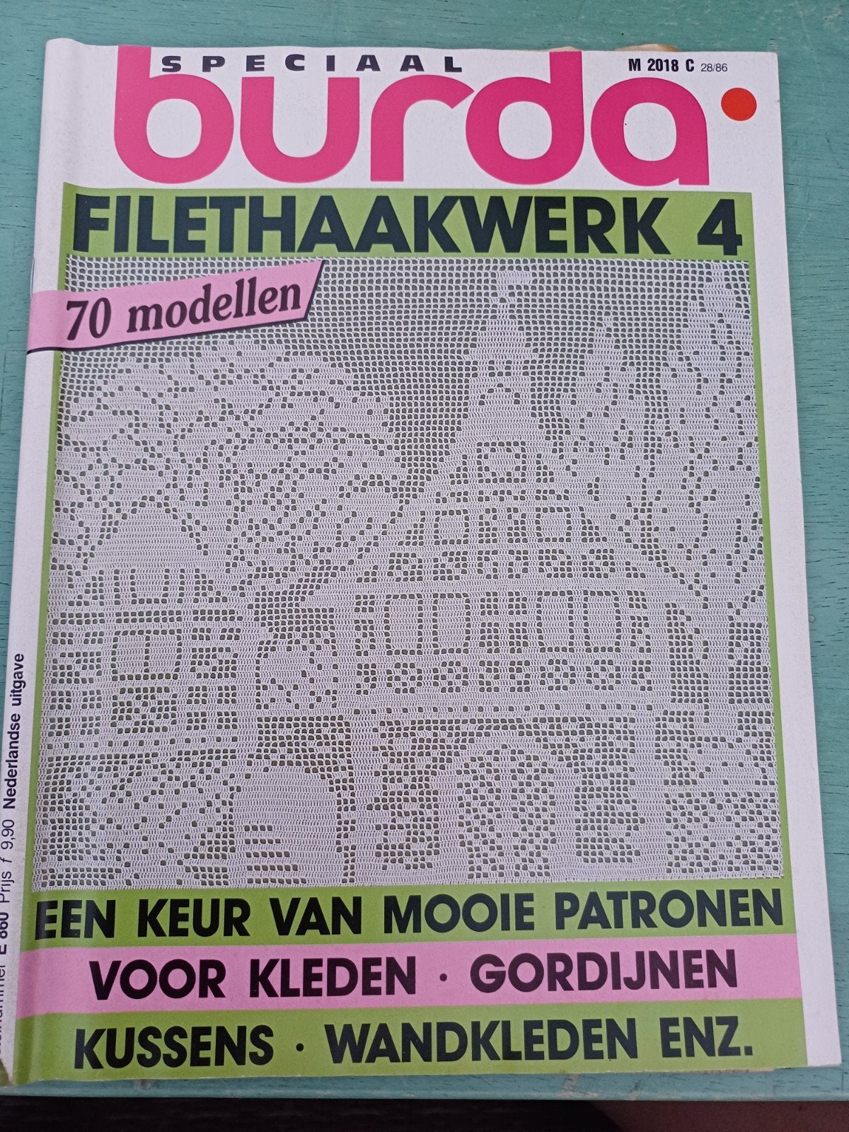 Burda haakwerk vintage patronen haken, Ophalen of Verzenden, Gebruikt, Haken, Patroon of Boek