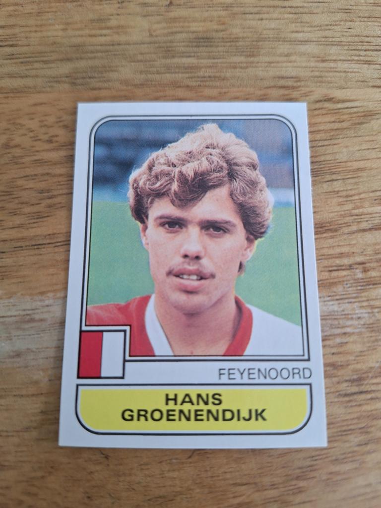 Panini Voetbal 82 Hans Groenendijk Feyenoord #70, Ophalen of Verzenden