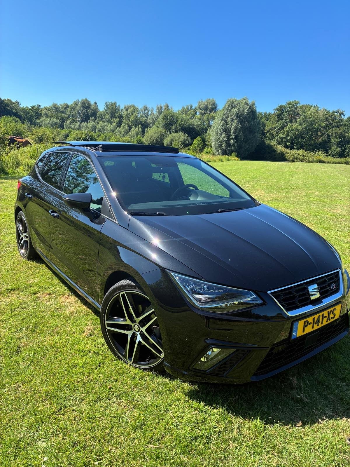 Seat Ibiza 1.0 TSI 110pk 2021 Zwart IN NIEUWSTAAT, Auto's, Seat, 1063 kg, Zwart, 580 kg, 19 km/l