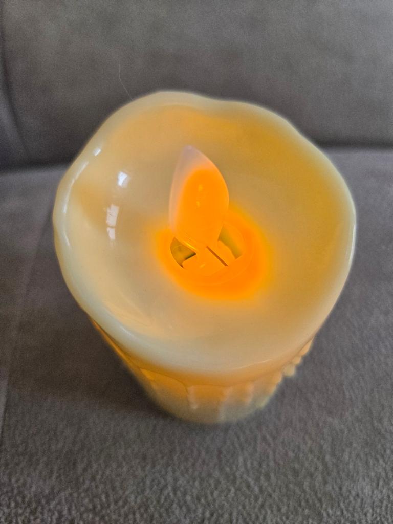 6 led kaarsen, Overige materialen, Beige, Nieuw, Ophalen of Verzenden