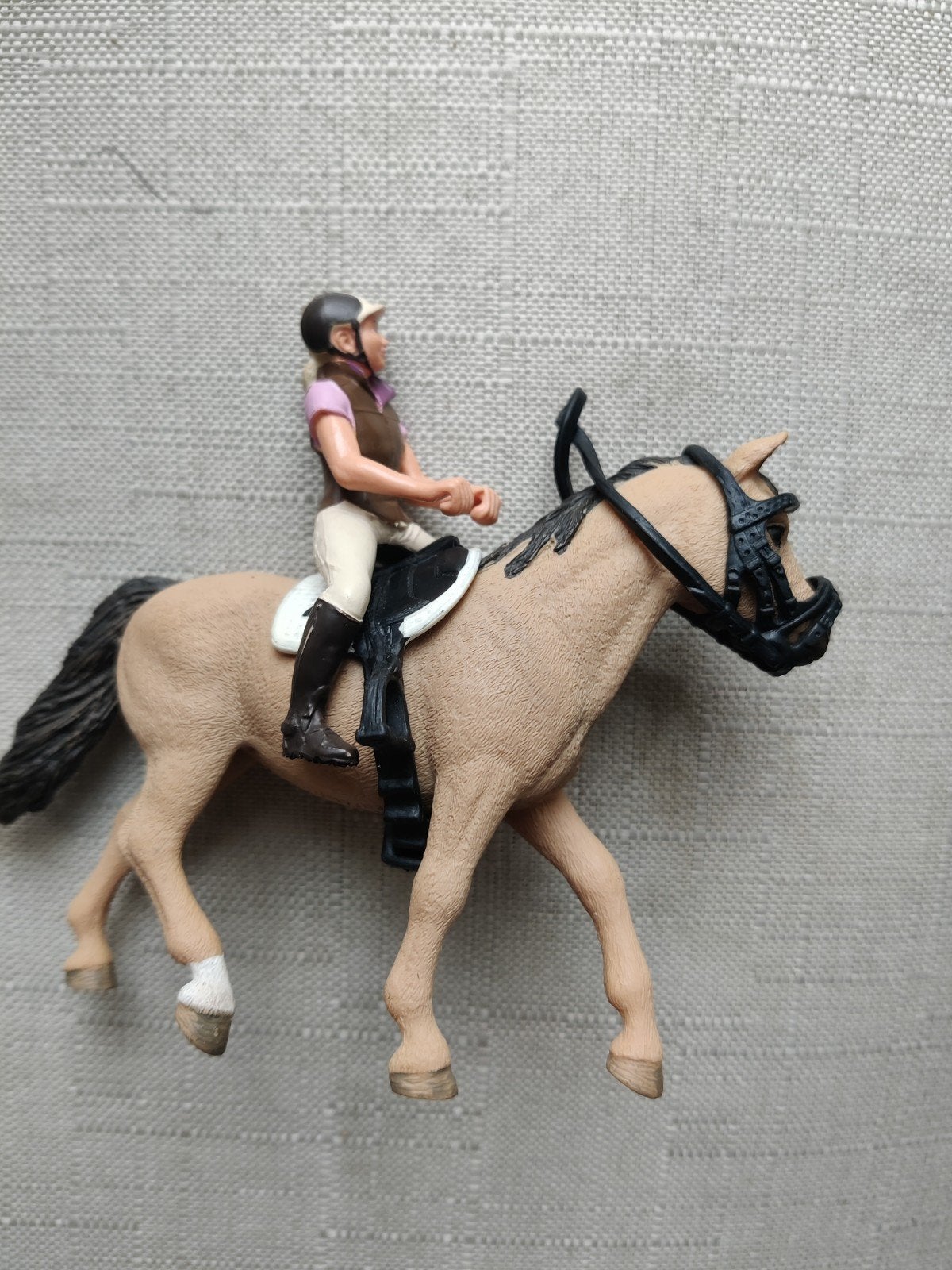 1 schleich paardje met ruiter, Ophalen of Verzenden