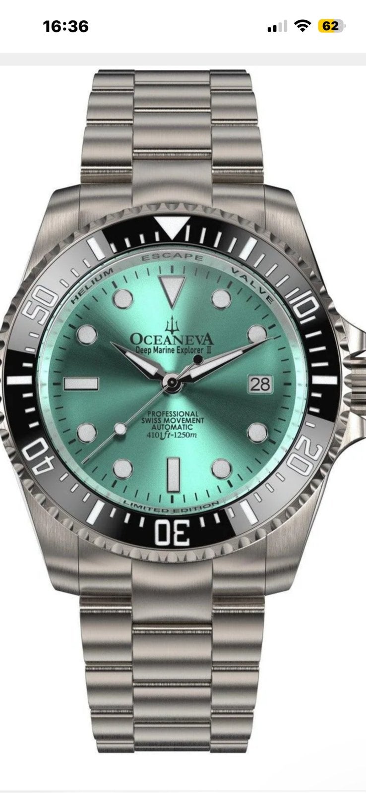 Oceaneva ( ) Deep Marine Expl. II Titanium, Ophalen of Verzenden, Nieuw