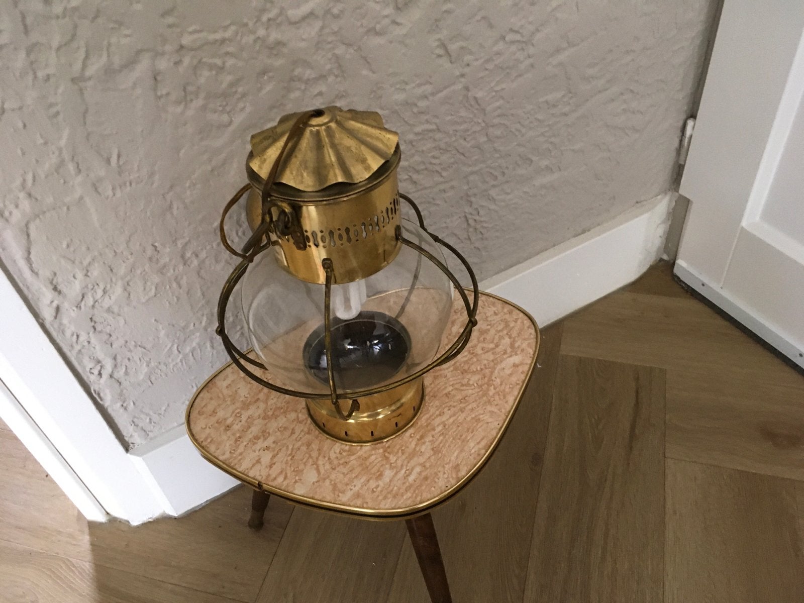 Vintage koperen Boelsma scheepslamp / lantaarn, Antiek en Kunst, Antiek | Lampen, Ophalen of Verzenden