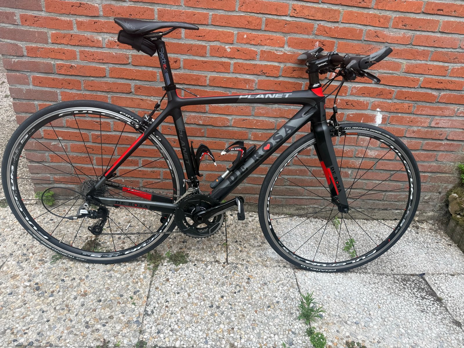 De Rosa Planet racefiets SRAM Rival, 28 inch, Gebruikt, Carbon, 49 tot 53 cm