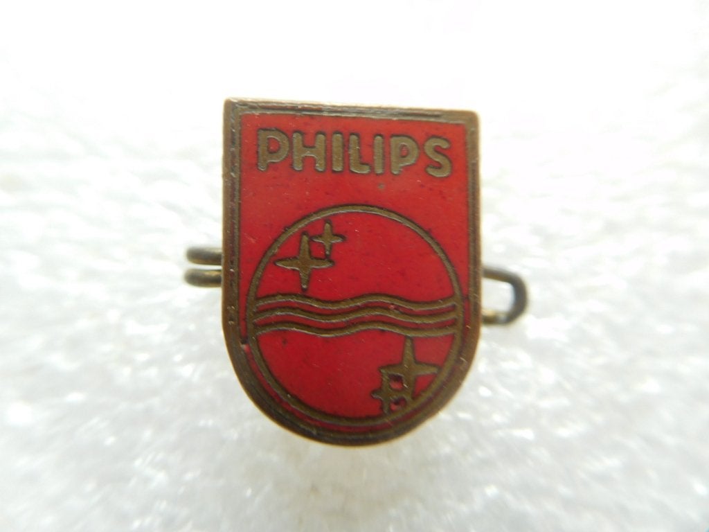 speldje / broche Philips emaille, Verzamelen, Ophalen of Verzenden, Zo goed als nieuw, Overige onderwerpen