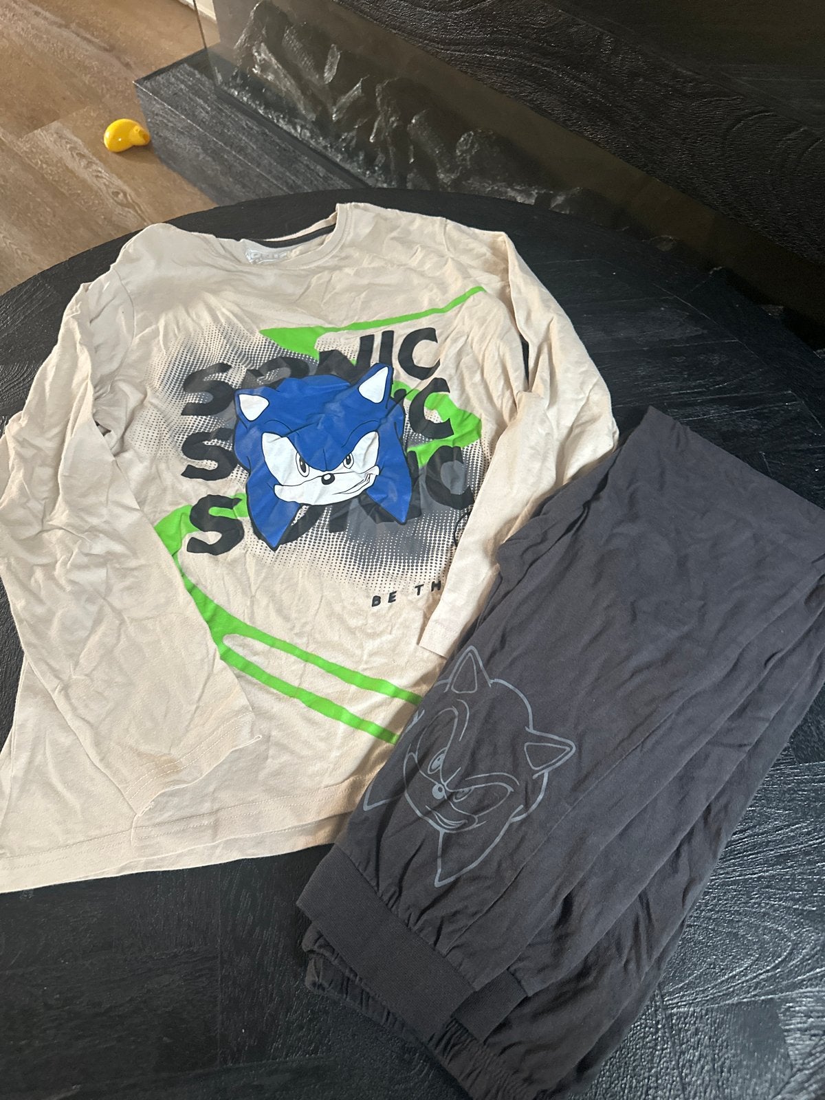 Sonic the Hedgehog pyjama set - maat 152 (11-12 jaar), Ophalen of Verzenden, Gedragen, Overige maten