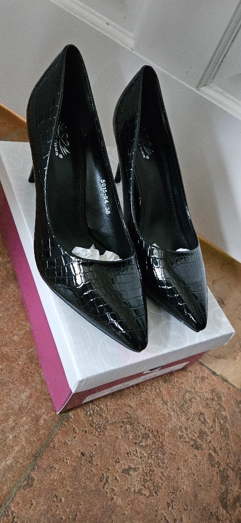 6 paar nieuwe pumps, Pumps, By swan, Zwart, Nieuw