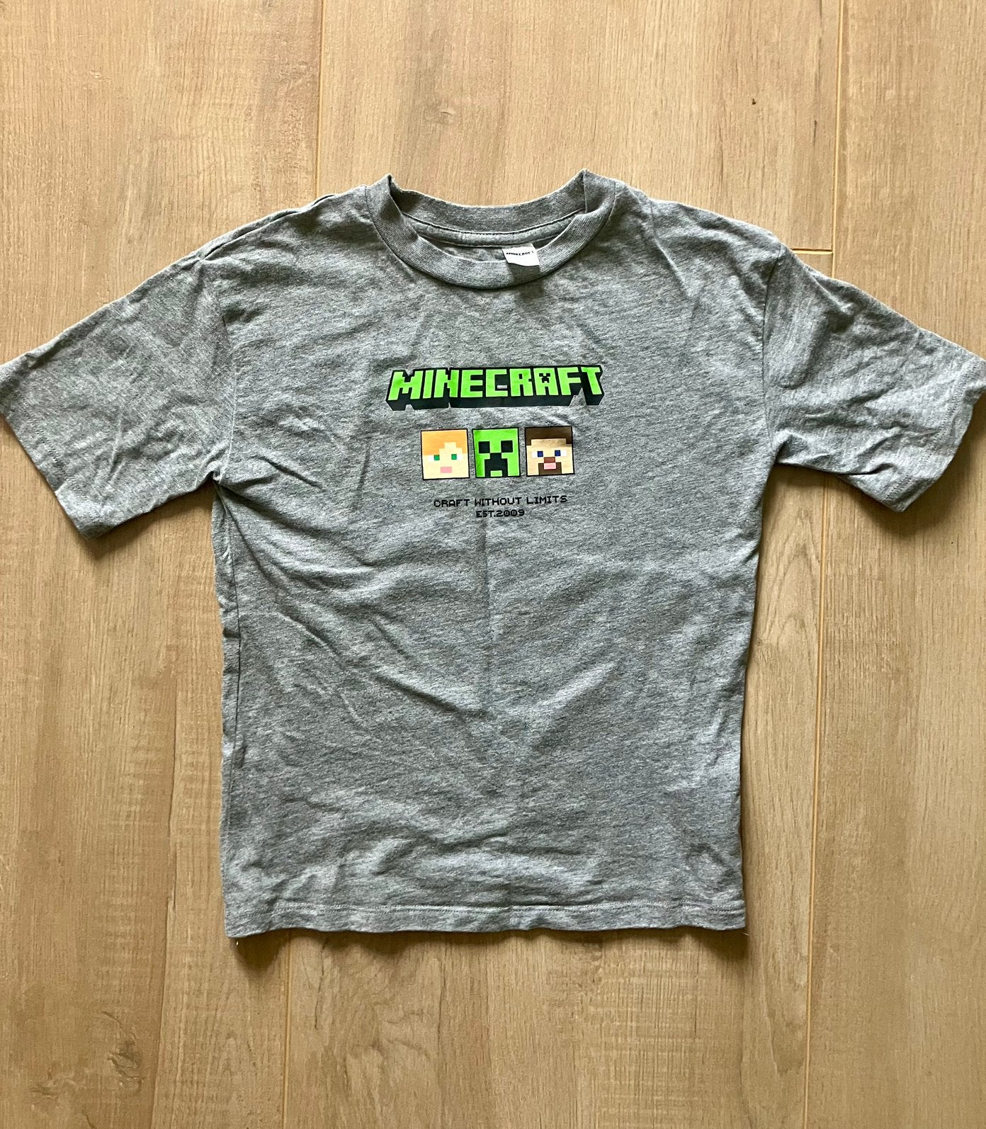H&M Minecraft T-shirt Maat 110-116, Ophalen, Zo goed als nieuw