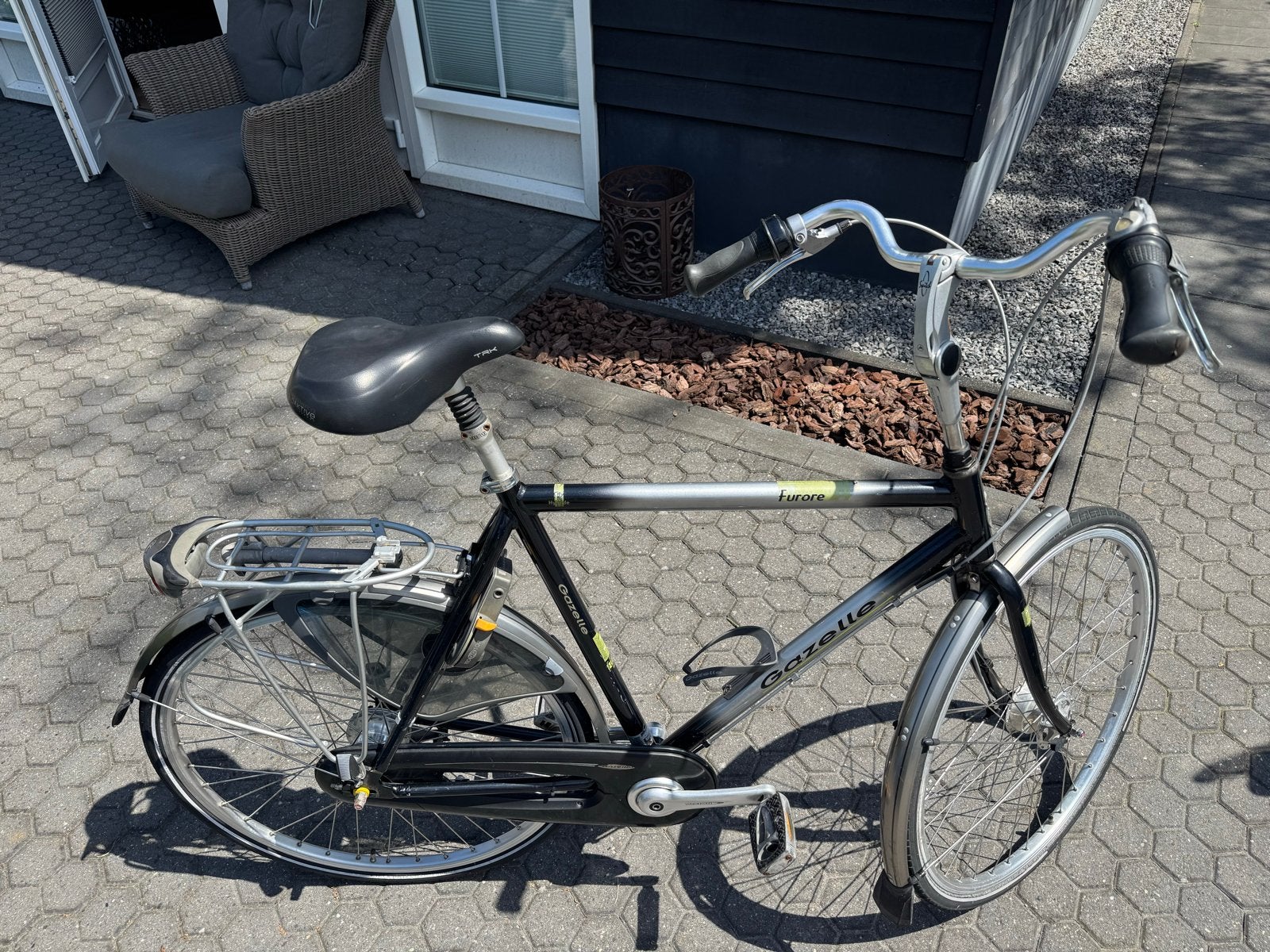 Gazelle Furore Herenfiets - 7 versnellingen, 61 cm frame, Ophalen, Versnellingen, Zo goed als nieuw, 57 tot 61 cm