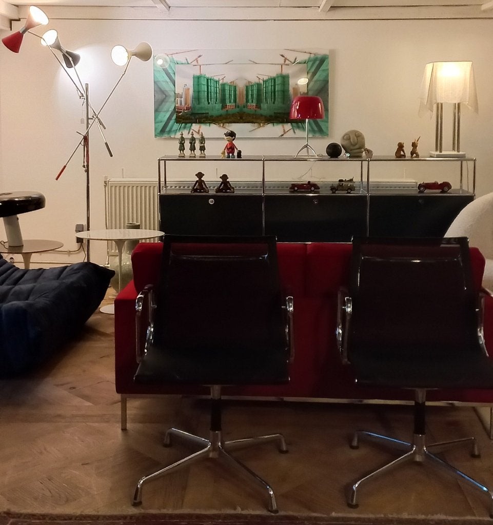colombo scarpa bellini tulipe stoelen mart stam mid century, Verzenden, Hout, Mid century modern art