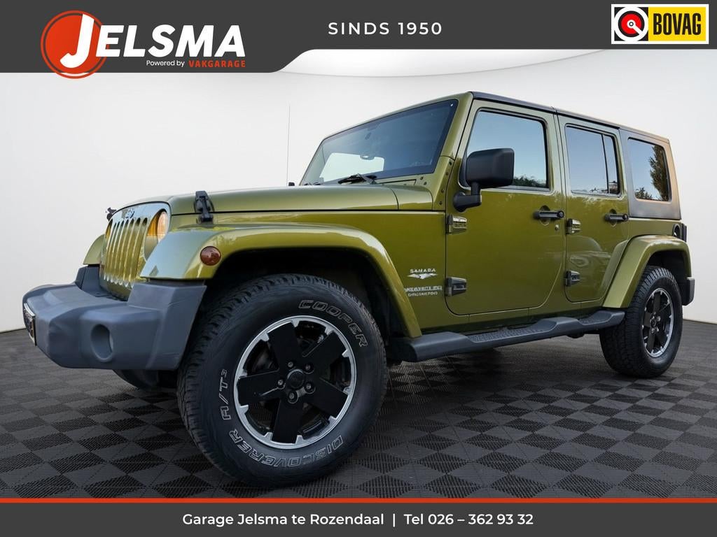 Jeep Wrangler Unlimited 3.8 Sahara 6cil aut. 4WD Incl. softt, Auto's, Gebruikt, 120 €/maand, Bedrijf, Wrangler