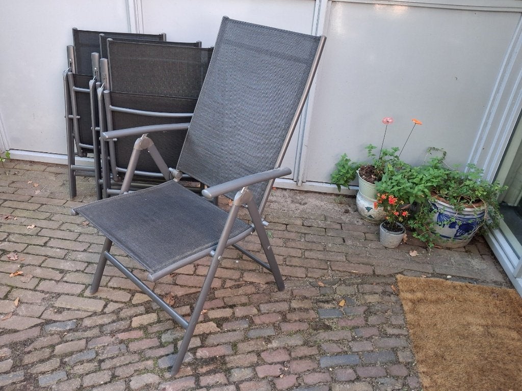 Tuinstoelen, Tuin en Terras, Ophalen, Gebruikt, Kunststof, Inklapbaar