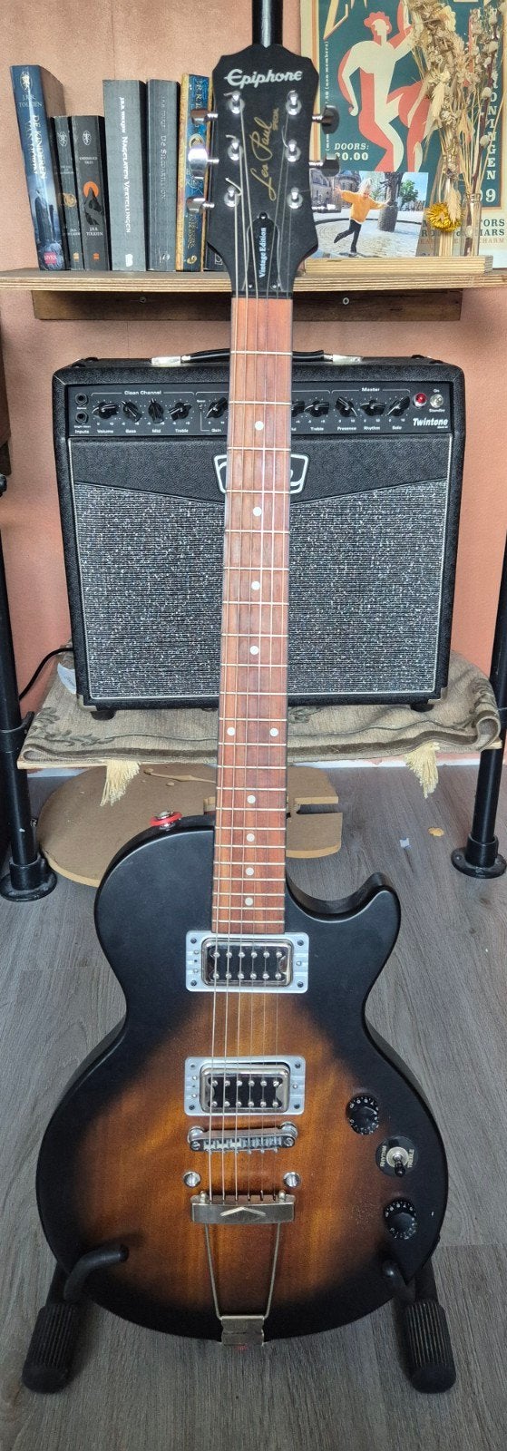 Epiphone Les Paul Special VE met Gretsch Blacktop pickups, Ophalen of Verzenden, Zo goed als nieuw, Solid body, Epiphone