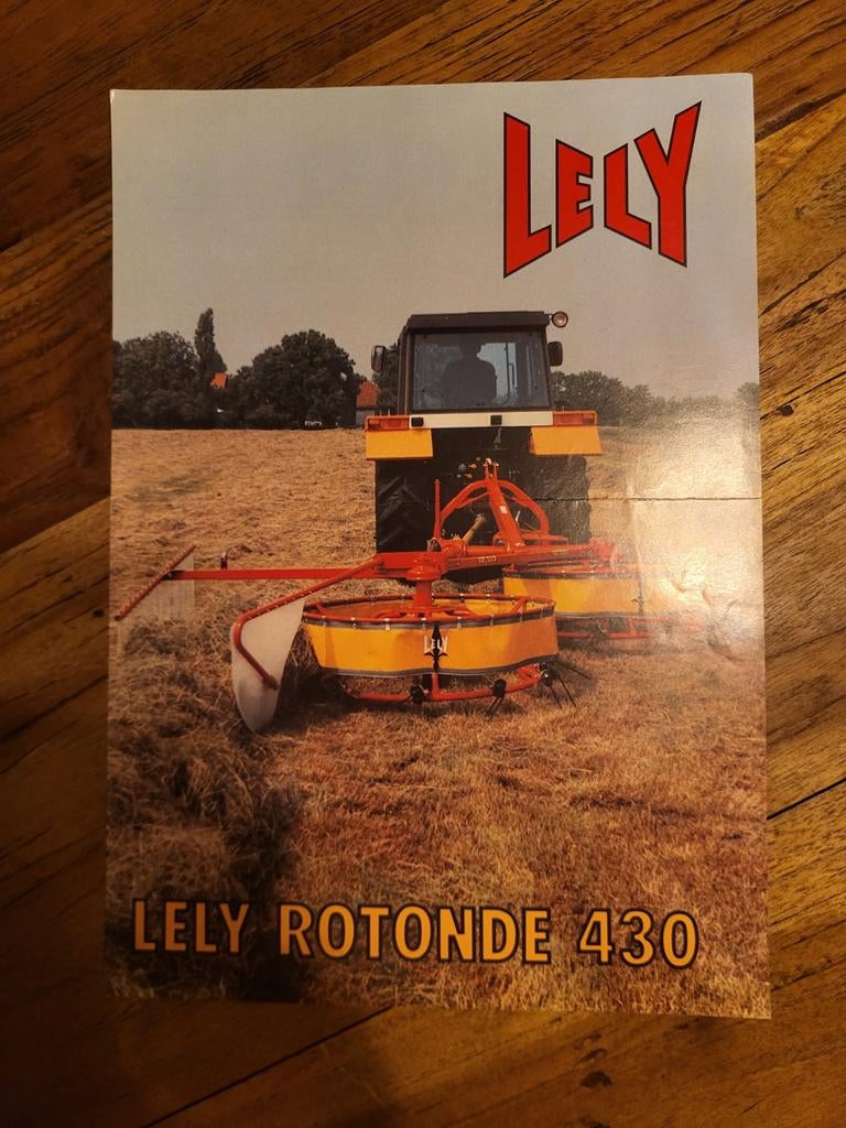 tractor folder Lely ROTONDE 430, Ophalen of Verzenden, Zo goed als nieuw