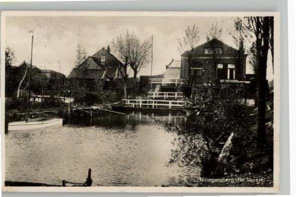 Hillegersberg Het Sluisje  st 1941, Ophalen of Verzenden, 1920 tot 1940, Gelopen, Zuid-Holland