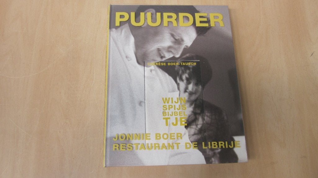 Puurder Restaurant De Librije Jonnie Boer, Boeken, Gezond koken, Ophalen of Verzenden, Zo goed als nieuw, Hoofdgerechten