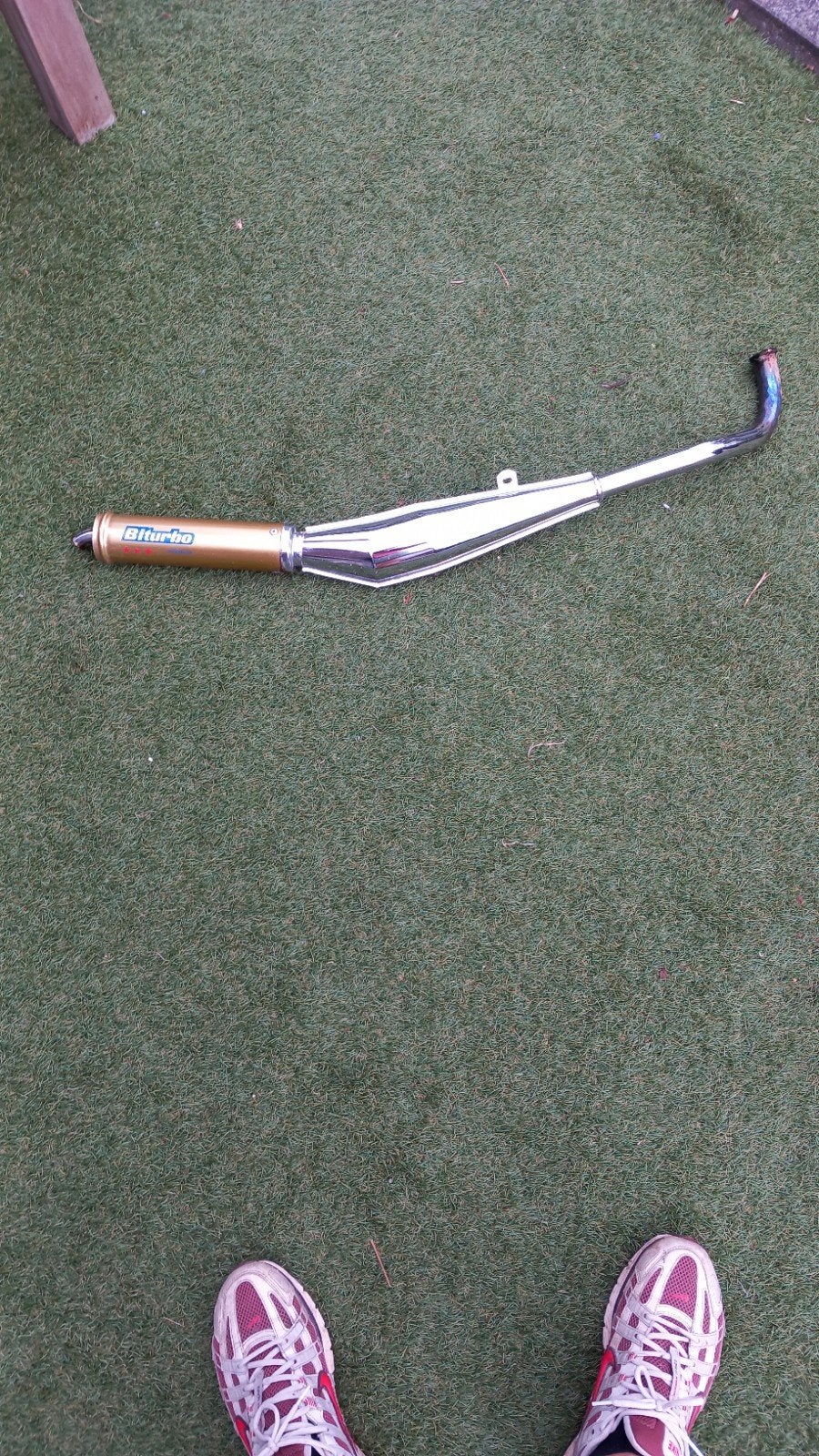 Uitlaat Tomos - Biturbo, Ophalen