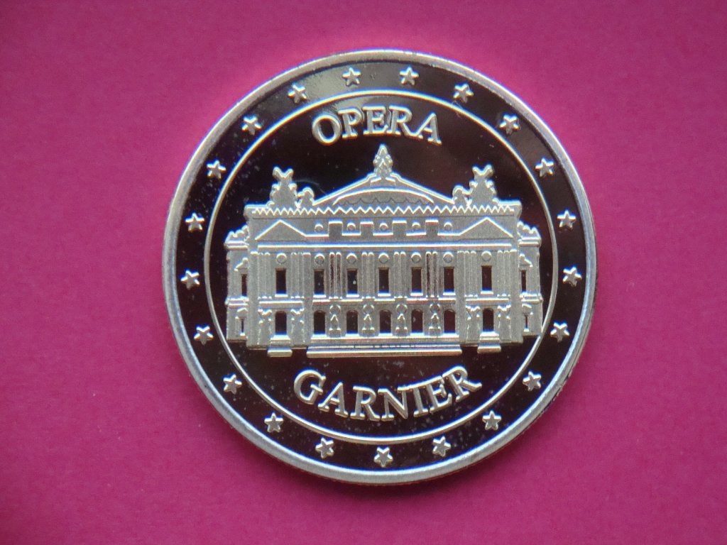 Penning UNC Opera Garnier Parijs Frankrijk., Verzenden, Overige materialen, Buitenland