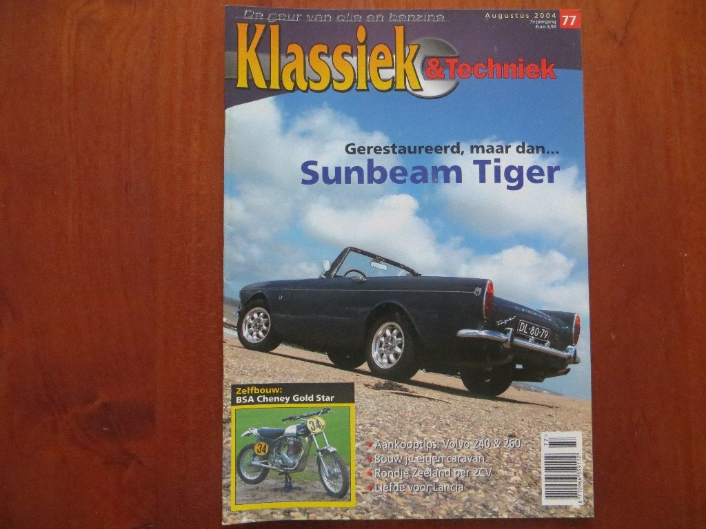 Klassiek & Techniek 77 Sunbeam Tiger, aankoop Volvo 240-260, Ophalen of Verzenden, Nieuw, Volvo